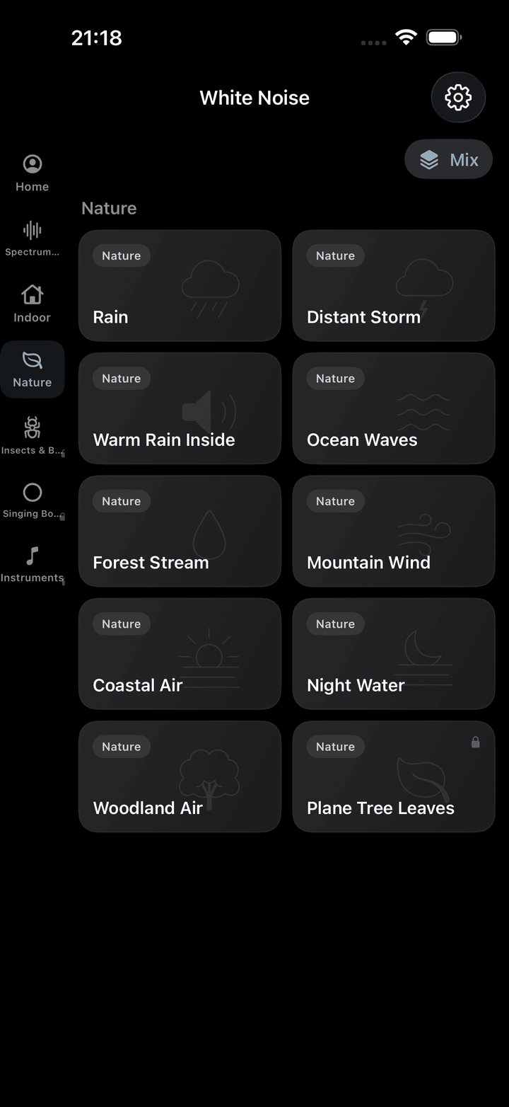 Nature sounds